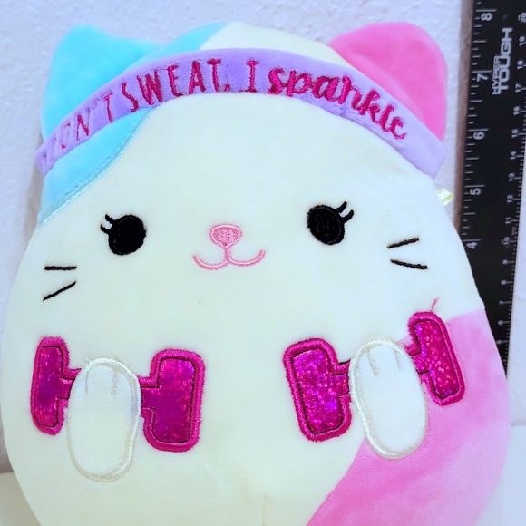 Squishmallow 8" Caryl the Calico Cat Exercise Plush - Picture 3 of 4